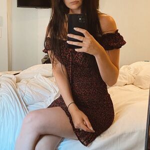 Floral Off-Shoulder Dress